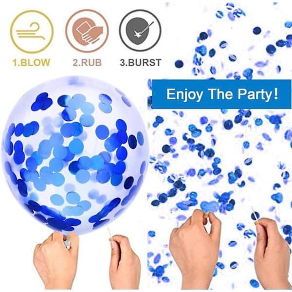 Babyshower-dekorasjon - \"It's A Boy\"-banner og ballongsett
