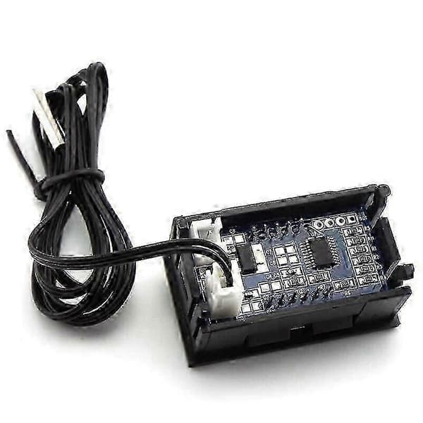 DC 12V LED Digital Display Termometer -50- 110 Celsius Bilmåler Temperatur Køretøjsudgave c 5 5