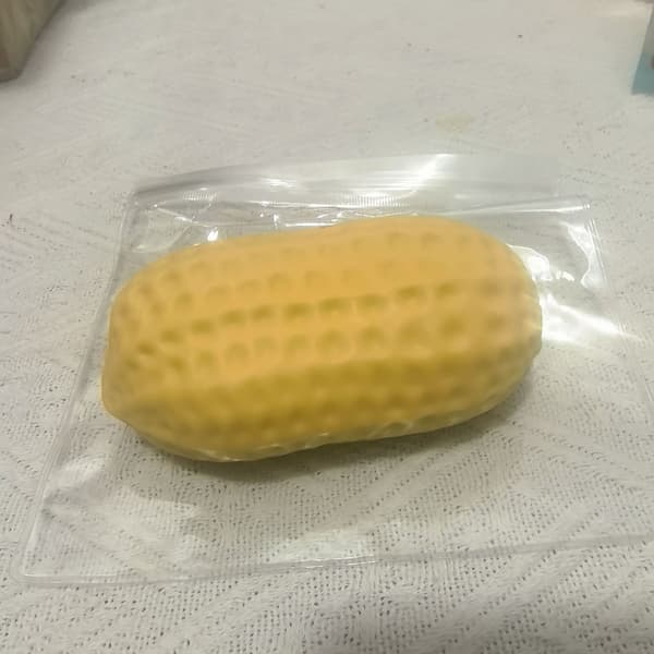 Sprø Peanøtt Squishy Asmr Perlefylt, Sprø Peanøtt Squishies Peanøtt 12cm Peanut