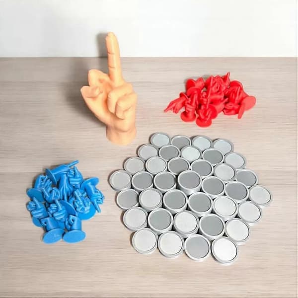 Langfinger Balansespill, Balansebrettspill for 18 deler Red and Green