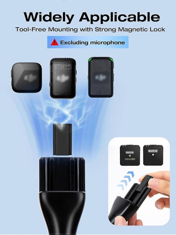 DJI Mic Mini Magnetisk Trådløs Mikrofonstativ, DJI Mic1/2 Mikrofonstativ