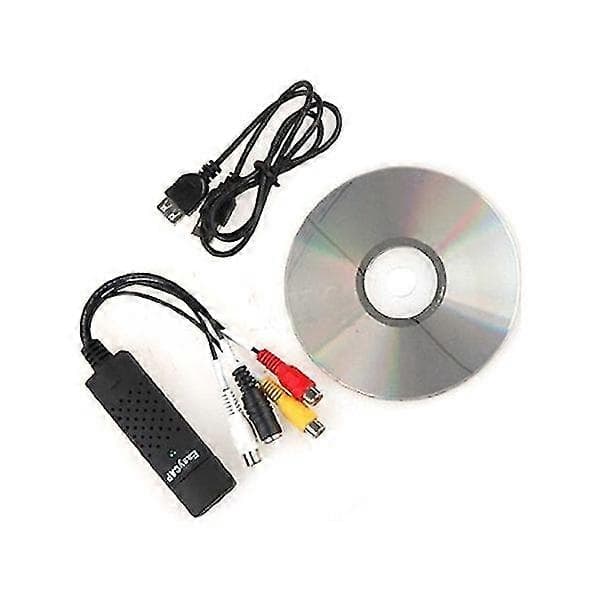 Easycap USB 2.0 TV DVD VHS Videoadapter Opptak o AV Opptak Støtte WinXP/ Win7/ Vista32 25-26