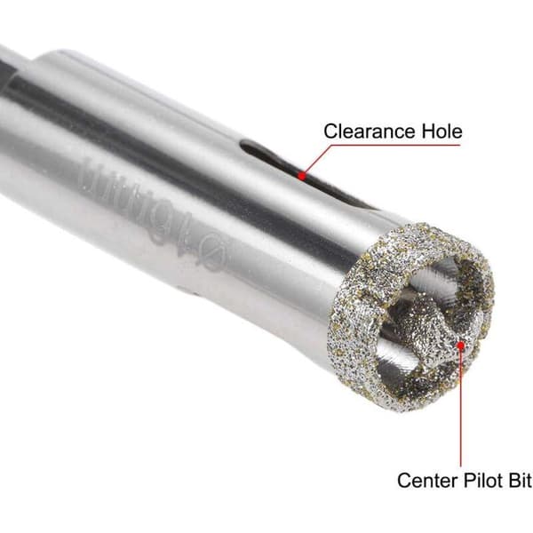 Diamantbor med centerbor til glas, keramiske fliser 16mm
