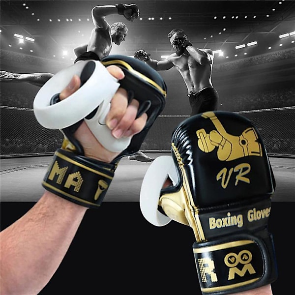 OOM VR -pelihanskat Oculus Quest 2 -laitteelle THRILL of the Fight -nyrkkeilypelin lisävarustehanskat