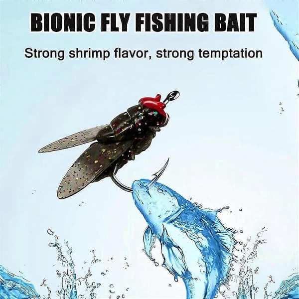 Bionisk fluefiskesluk (20 STK) - 2024 Nye ørretjigger Swimbaits Medium