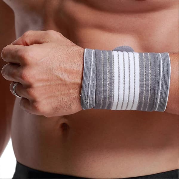 Armband - Justerbart kompressionsband - Elastiskt och andningsbart tyg - Stöd