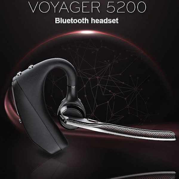 1 st Voyager 5200 roterande mikrofon trådlös öronkrok handsfree Bluetooth-kompatibel hörlur