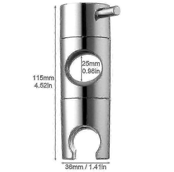 Erstatning for dusjhodebrakett for 19 mm stigerør 25MM