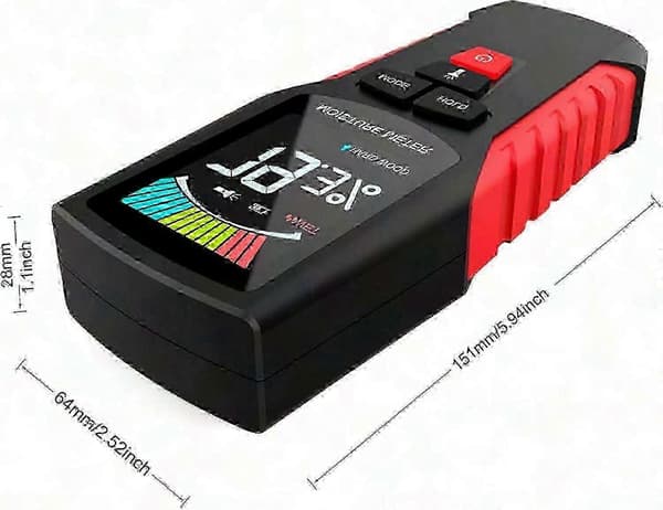 Digital vattenläckagedetektor med fuktvarningar, skärmdisplay dold läckagedetektering_5sop