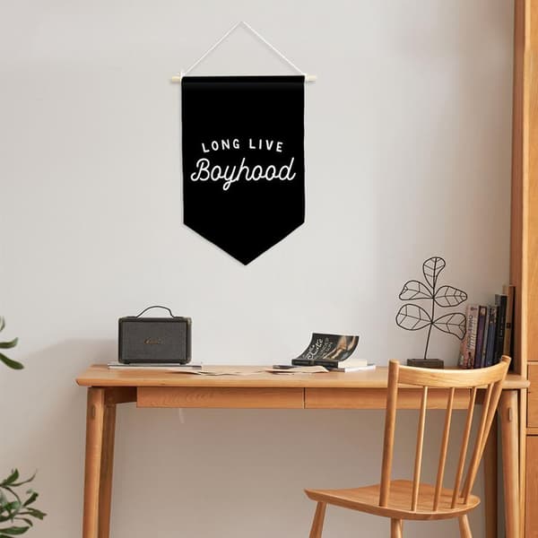 kidsroom Lærredsbanner black