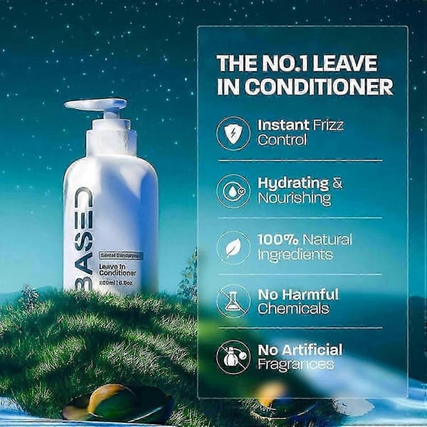 Based Bodyworks Leave-In Balsam Återfuktande & Stärkande Formula 1pc