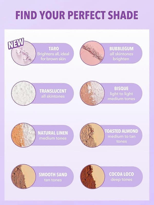 Insta-Ready Face Powder Loose Under Eye Setting Powder - Bisque S9003