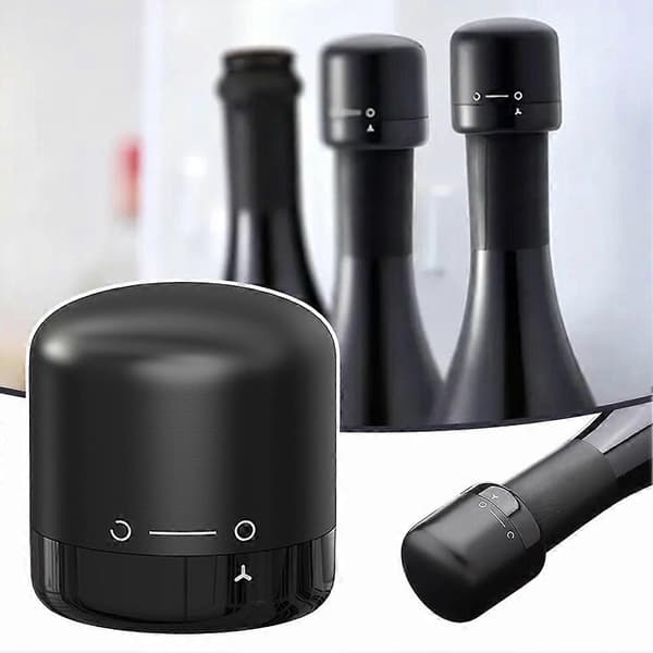 Silikonförseglad flaskpropp Kompakt och lågprofilerad för underhållning och middagsbjudningar Wine Stopper 3pcs