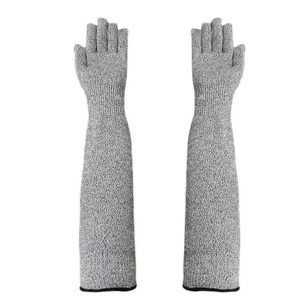 Handskar för djurhantering med förlängd manschett, armskydd för kattvård, katthandskar, bitsäkra, repsäkra armskydd 35cm