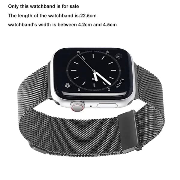 iWatch-armband (42–45 mm) – Gunmetalgrå