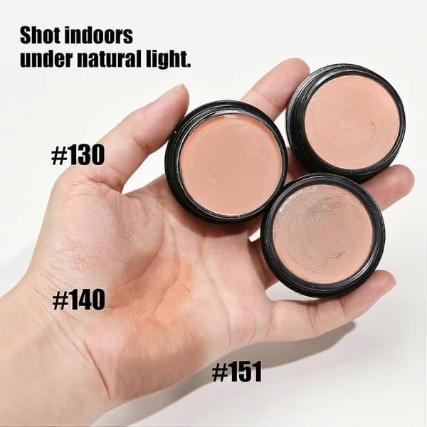 Vandtæt Concealer til under øjnene, Fuld Dækning Glat Formel Concealer til Mørke Rande, Under Øjnene Lysner Farvekorrigerer C