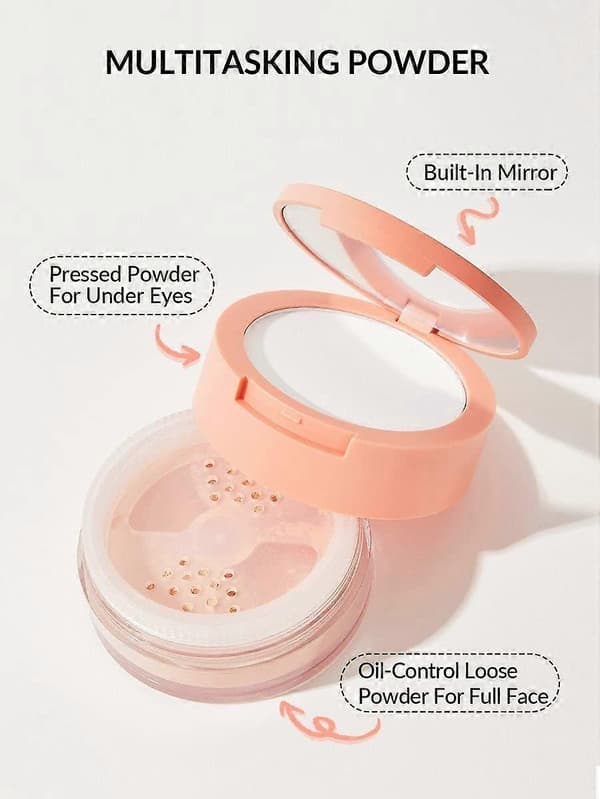 Insta-Ready Face Powder Loose Under Eye Setting Powder - Bisque S9001