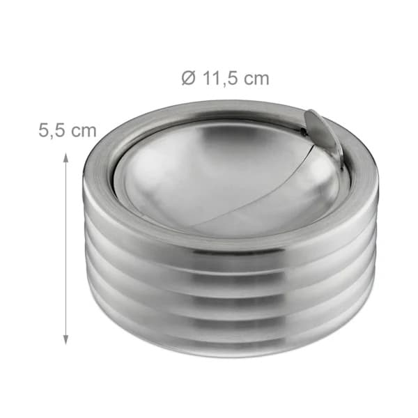 Askkopp med lock (vindtät)