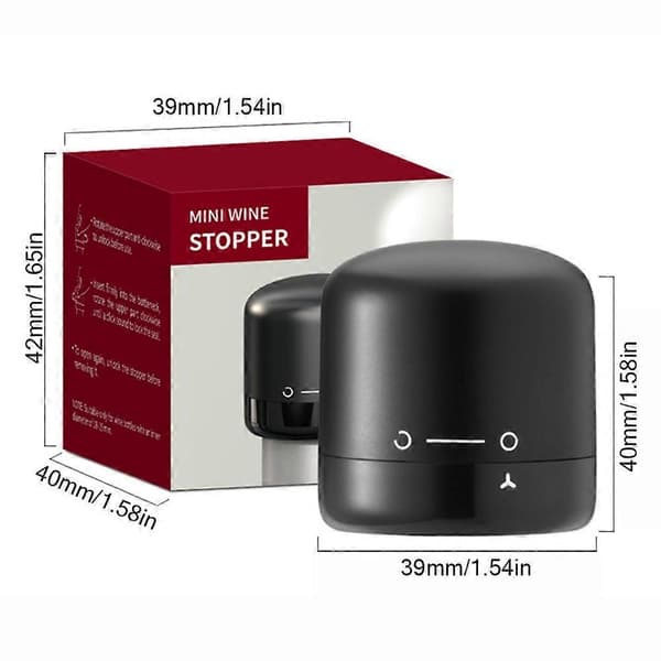 Silikonförseglad flaskpropp Kompakt och lågprofilerad för underhållning och middagsbjudningar Wine Stopper 3pcs
