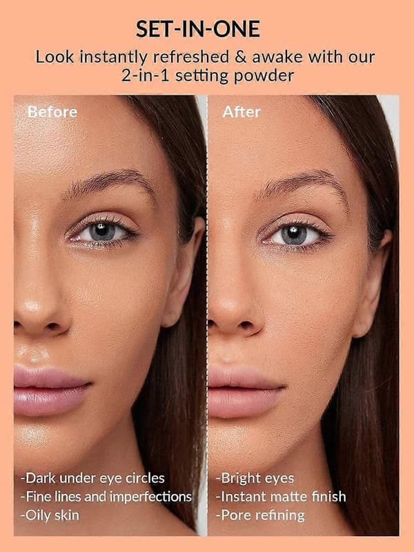 Insta-Ready Face Powder Loose Under Eye Setting Powder - Bisque S9002