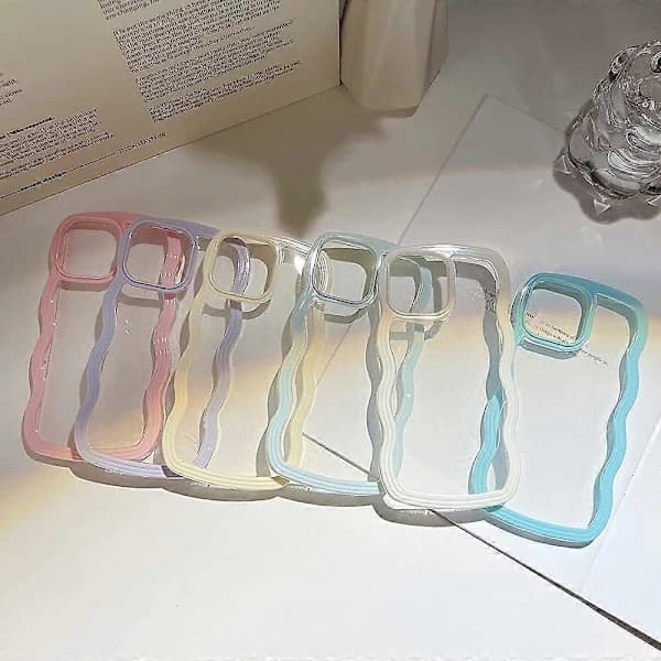 Sött Libra-tema transparent telefonfodral för iPhone 11 Pro Max, med lockig frisyr, lämpligt.