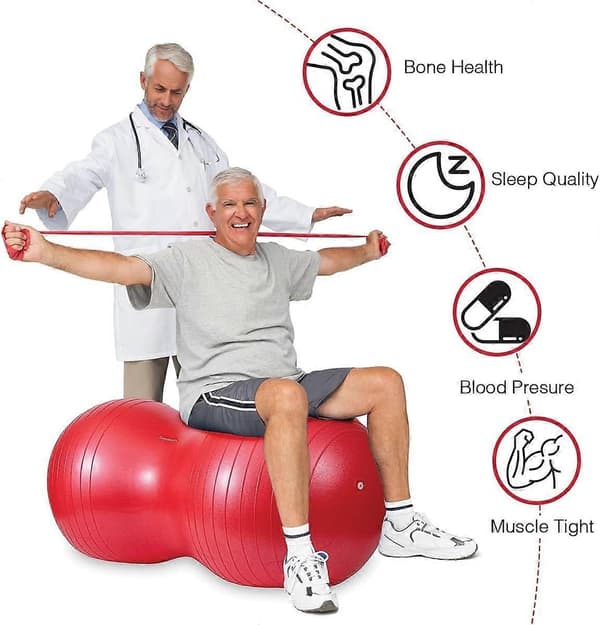 Gymnastikbolde, peanutbolde til børn, yoga, pilates og terapibolde