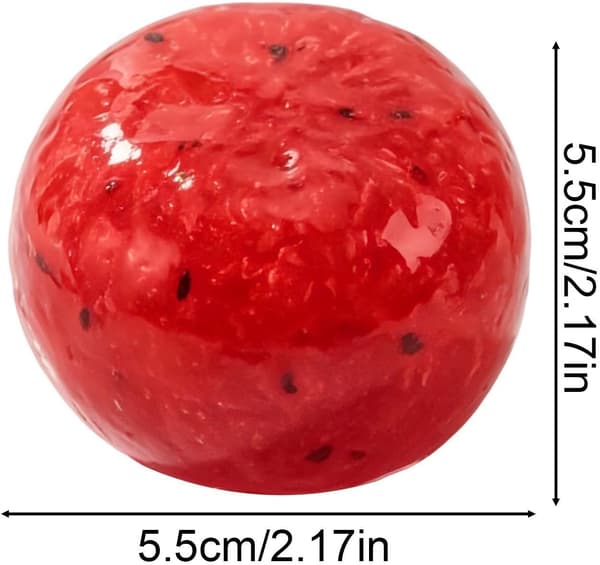 Vattenmelonkläm Realistisk Mjuk Långsamt Stigande Vattenmelon