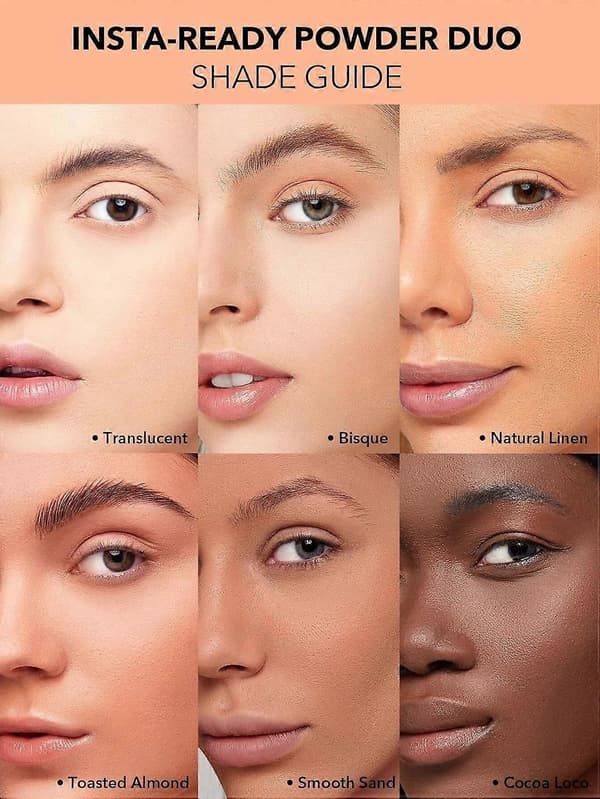 Insta-Ready Face Powder Loose Under Eye Setting Powder - Bisque S9001