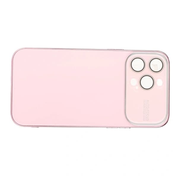 Galvaniserat telefonfodral för iPhone 14 Pro — Stort kameraskydd, stötsäkert och reptåligt.