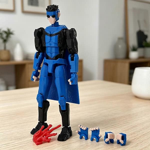 Invincible Series Actionfigur Samlarobjekt Superhjälteleksak Fullt Ledad Karaktärsfigur för Seriefans Samlare B