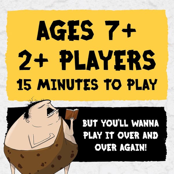 Exploding Kittens Poetry for Neanderthals, 2-6 spelare, 7+ år ordspel