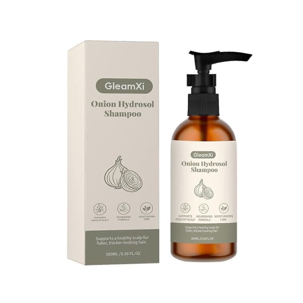 Lök Hydrosol Schampo med Rosmarin & Biotin, Stöder Frisk Hårbotten & Fylligare Hår, Stärker & Förtjockar Svaga Strån, Minskar Håravfall, Närande 2PCS