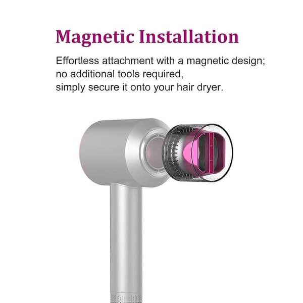 Hårtørrer-dyse til Dyson Supersonic Airwrap HD01 HD02 HD03 HD04 HD08 HD15 Diffuser-tilbehør Auto-svingende dyse