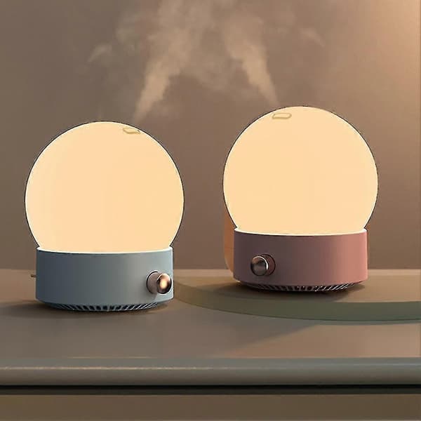Hem Kreativ Fullmåne Aromdiffusor Eterisk Olja Diffusor Luftåterfuktning Nattlampa Aromdiffusor