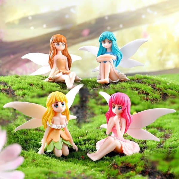 4 st. miniféfigurer