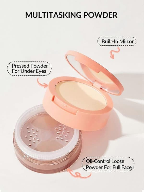 Insta-Ready Face Powder Loose Under Eye Setting Powder - Bisque S9002