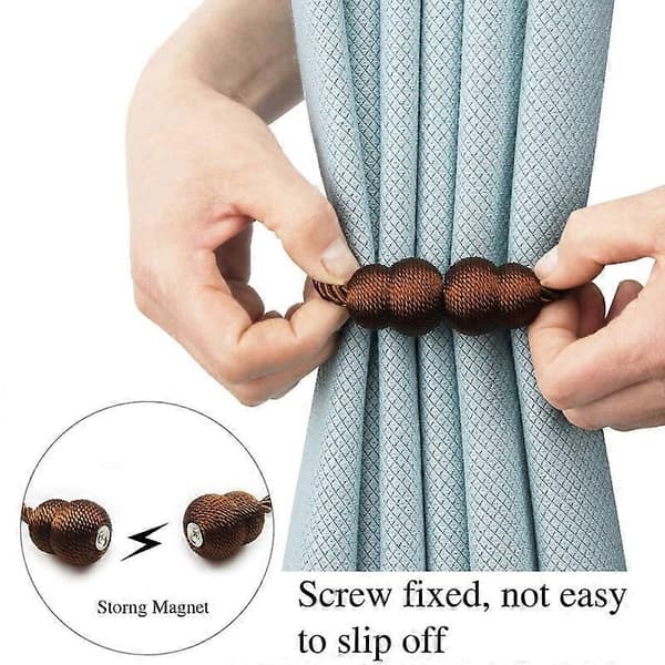 Magnetic Curtain Tiebacks Rope Decorative Curtain Tiebacks