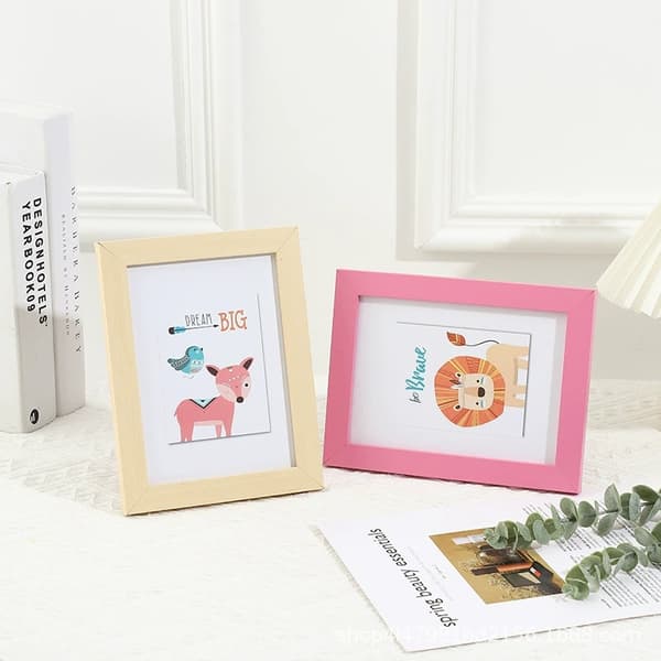 Rektangulär Fotoram med Passepartout, 13 cm x 18 cm Svart, 2-pack
