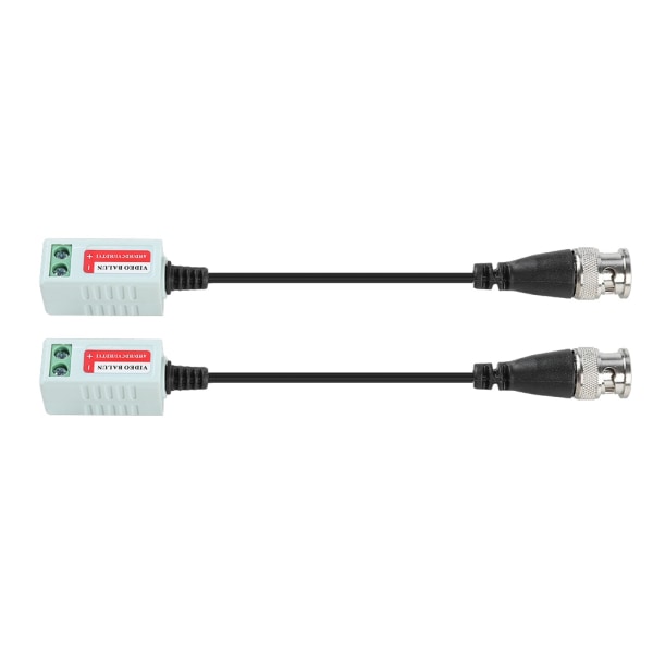 2 stk Bærbar HD-CVI/HDVI/AHD Passiv Video Balun Transceiver Kabel snoet sender til Cam