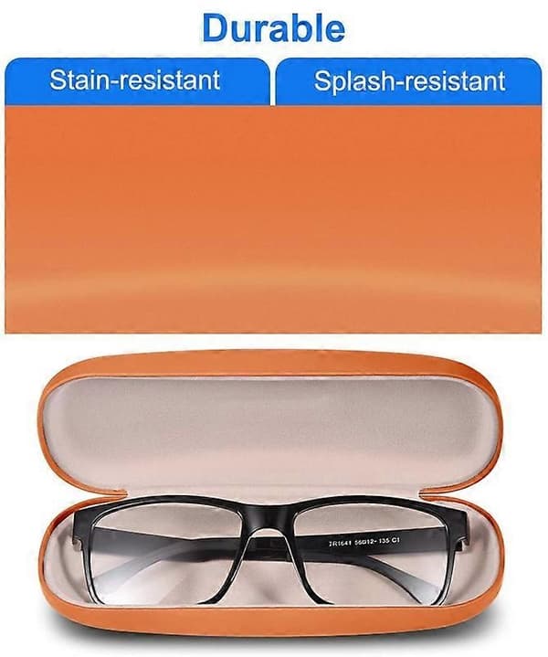 Unisex Hard Shell Eyeglass Case, Protective Case For Glasses
