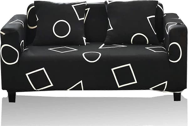 Sofatrekk elastisk stretch sofatrekk, for 1-seter. L-formet hjørnesofa krever to