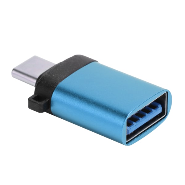 USB3.0 naaras - TypeC-sovitinmuunnin lataustietojen OTG-joustopää ilman ketjua (sininen)