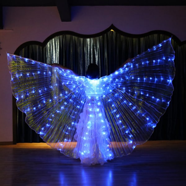 Led Light Emitting Wings Dance Wings Dancing Light Emitting Rekvisitter Performance Belly Dance Wings