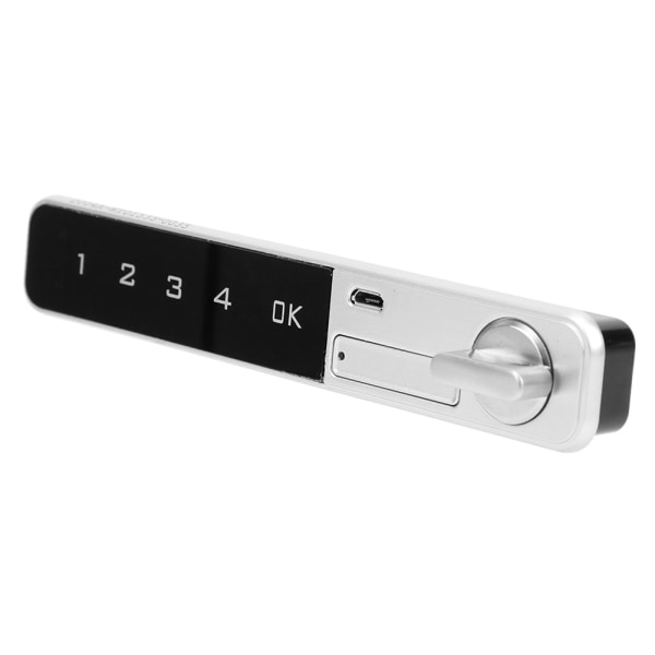 Smart Password Lock sinkkiseos kosketusnäppäimistön litteä pultti arkistokaappivaatekaappiin