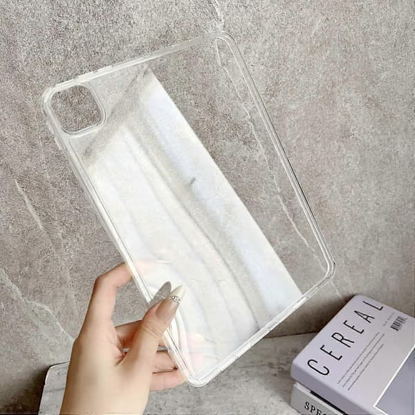 Clear Acrylic Case for iPad Pro 11 (2024) Shockproof Slim Tablet Protection