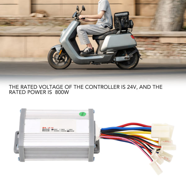 Elektrisk Sykkel Motor Kontroller 24V 800w Børstet Elektrisk Sykkel Konverteringsdel for Utskifting