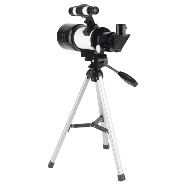 70 mm Aperture Refractor Telescope Aluminiumlegering Klar Observation Astronomical Telescope för barn nybörjare