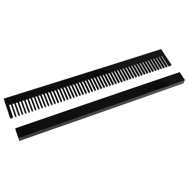 320 mm Lengde Svart Aquarium Fish Tank Weir Overflow Comb Avtakbar Marine Sump