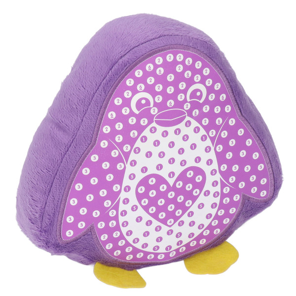 Plysch Craft DIY Djurkudde Säker Pålitlig Ljusa Färger Ha roligt Dekompression Djurkuddeleksaker för barn Penguin 33688