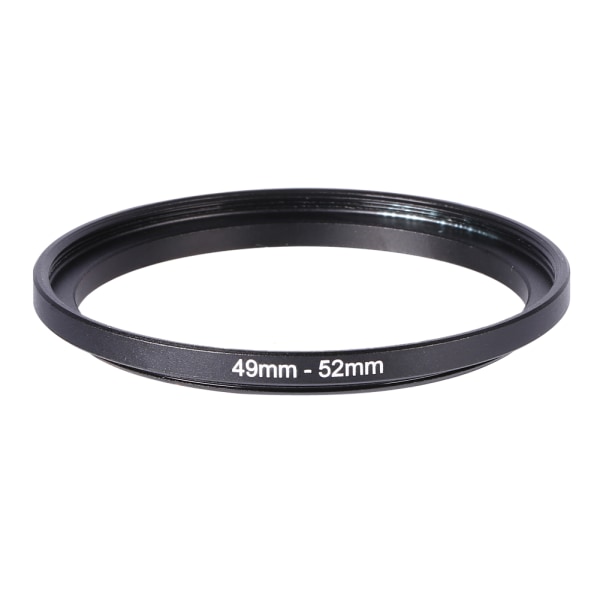 49 mm-52 mm 49 mm til 52 mm Step Up-ringer Metalllinseadapter Filterring 49-52 svart